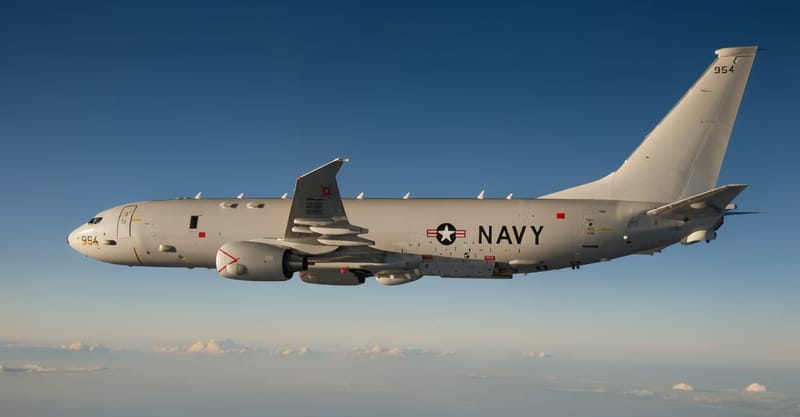 Американският P-8A Poseidon извърши нова мисия за наблюдение над Черно море