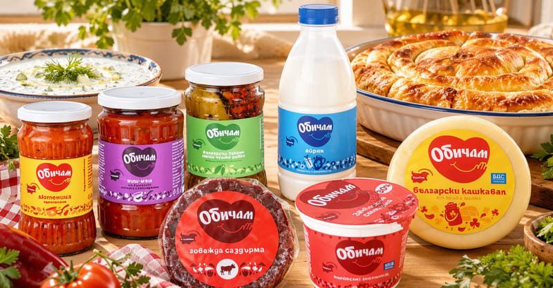 BILLA представя новата си собствена марка „Обичам“ с български продукти